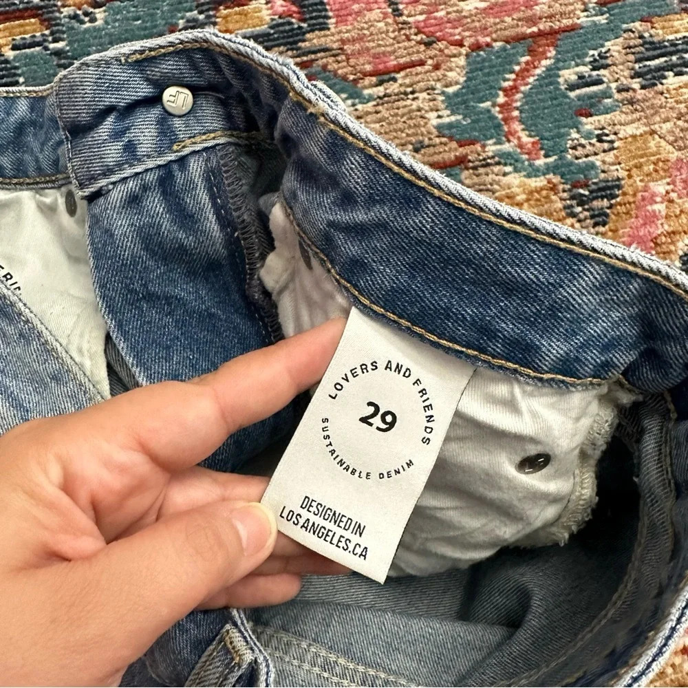 Lovers And Friends Hi Rise Cut Off Jack Shorts NWT Size 29 - Picture 4 of 5